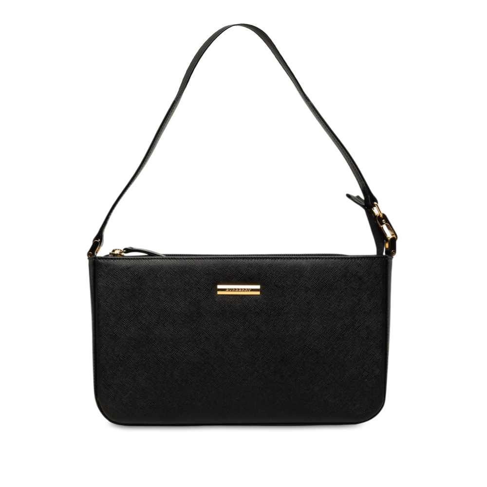 Pre-Loved Burberry Leather Shoulder Bag
